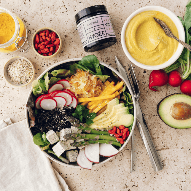 Skin beauty recipe – Beauty Bowl & Adaptogenic Dressing