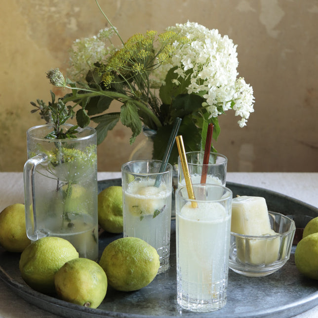 Lemonade cubes to keep your summer cool (and your glow radiant).