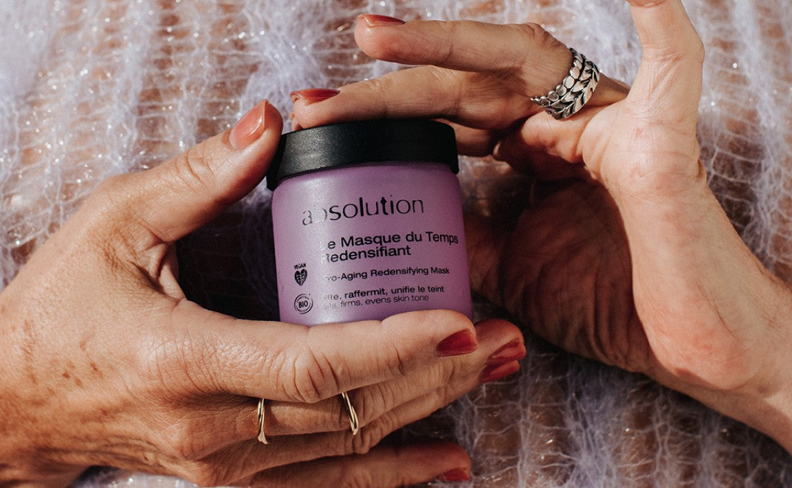 Avant/après : Le Masque du Temps Redensifiant, soin de nuit pro-âge