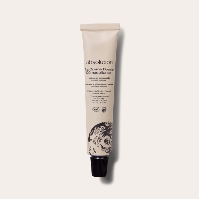 La Crème Douce Démaquillante travel-size organic absolution La Crème Douce Démaquillante travel-size organic absolution